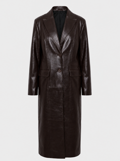 Vivienne Faux Leather Coat