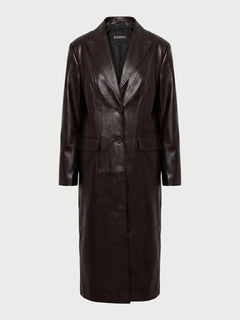 Vivienne Faux Leather Coat