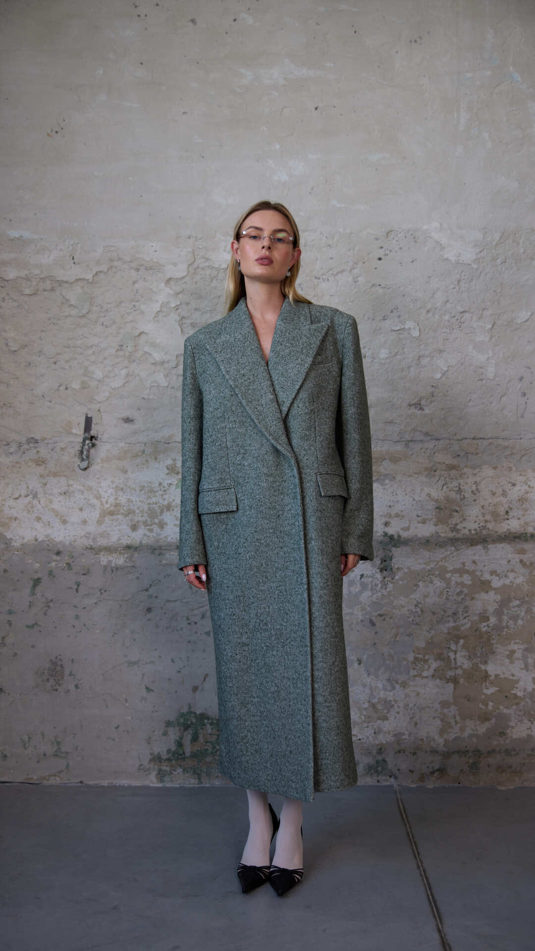 Copenhagen Woolen Lavender Coat | BÚDZIKO