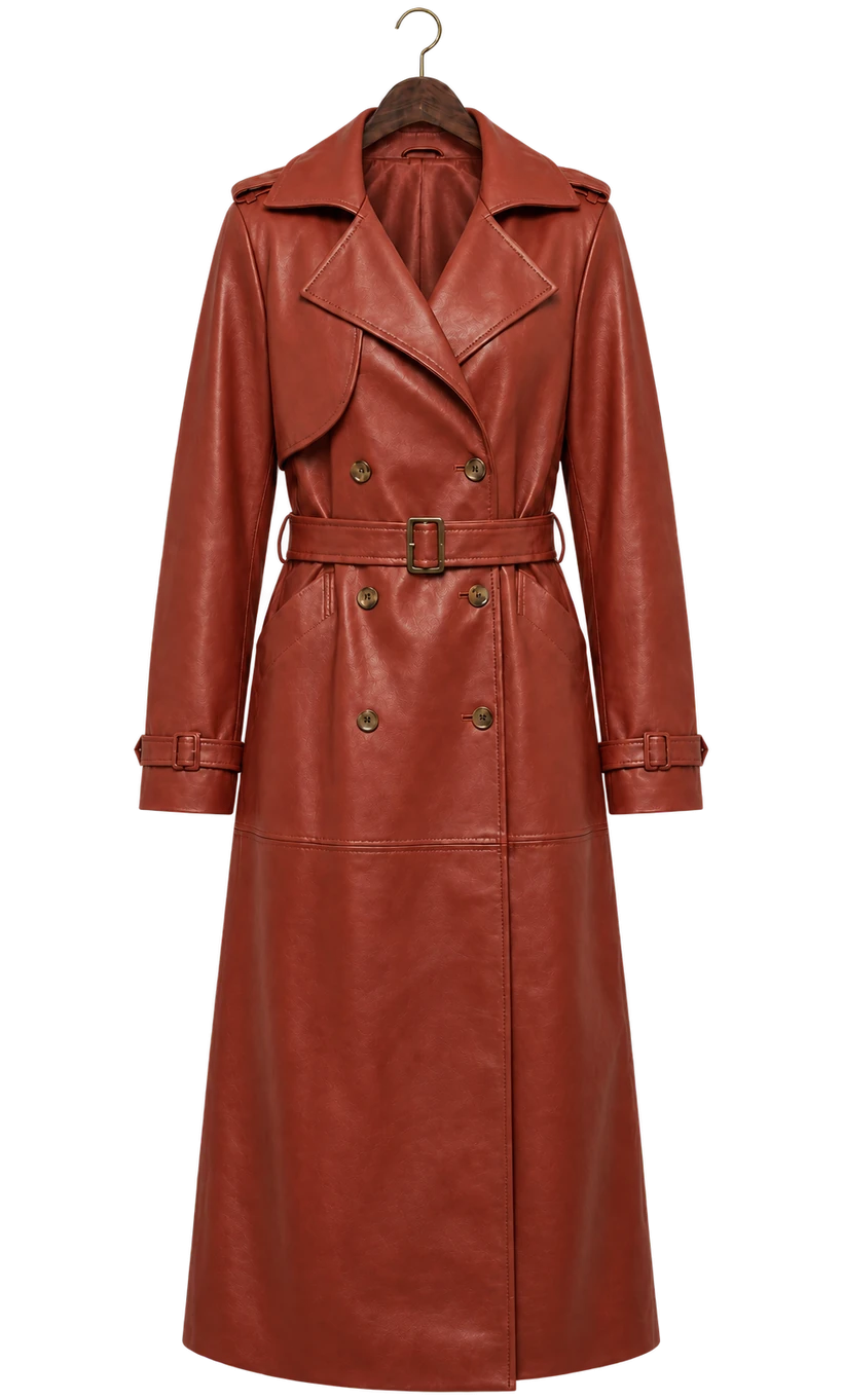NYC Black Maxi Trench Coat | BÚDZIKO